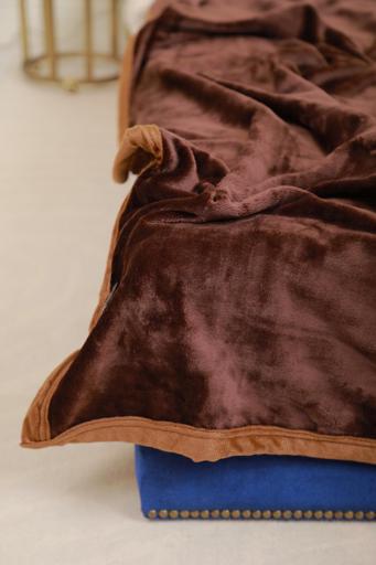 display image 4 for product PARA JOHN Casa Grey Silky Soft Flannel Fleece Blanket 160X220