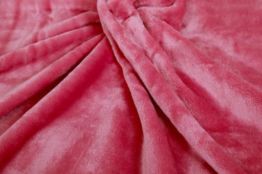 display image 2 for product PARA JOHN Casa Silky Salmon Red Soft Flannel Fleece Blanket 160X220