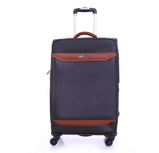 display image 1 for product PARA JOHN Buffalos 3 Pcs Trolley Luggage Set, Brown