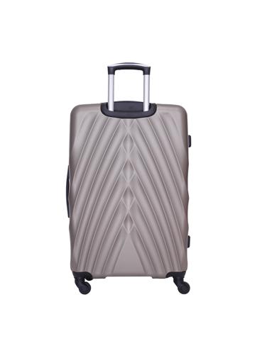 display image 3 for product PARA JOHN Abs Rolling Trolley Luggage Set, Champagne