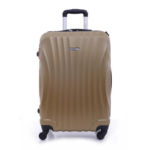 display image 1 for product PARA JOHN Abs Hard Trolley Luggage Set, Golden