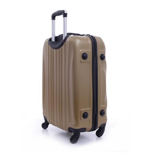 display image 6 for product PARA JOHN Abs Hard Trolley Luggage Set, Golden