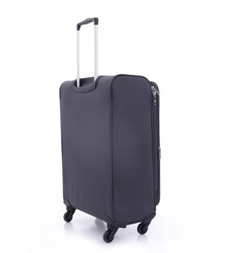 display image 8 for product PARA JOHN Polyester Soft Trolley Luggage Set, Grey
