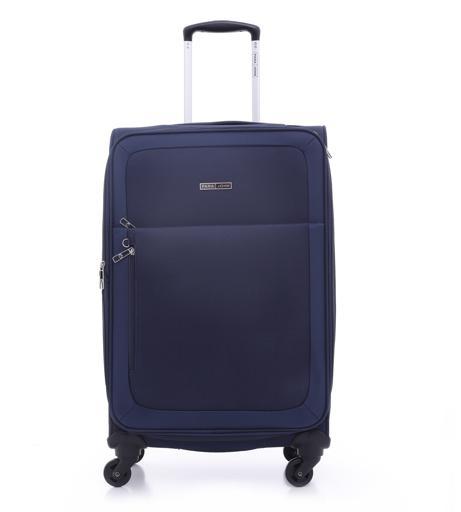 display image 1 for product PARA JOHN Polyester Soft Trolley Luggage Set, Navy
