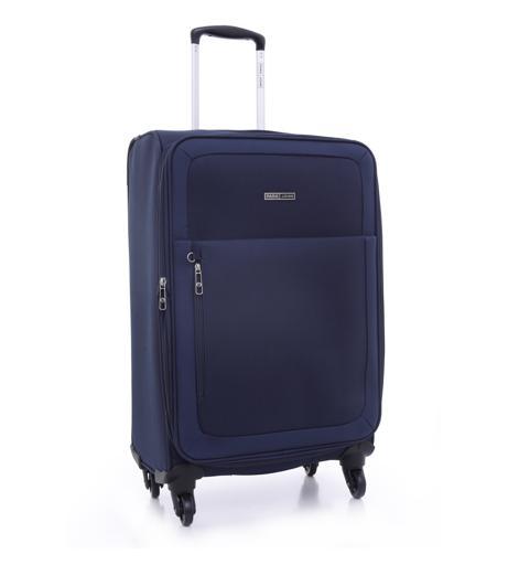 display image 6 for product PARA JOHN Polyester Soft Trolley Luggage Set, Navy