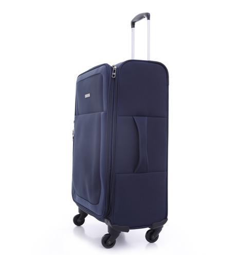 display image 7 for product PARA JOHN Polyester Soft Trolley Luggage Set, Navy