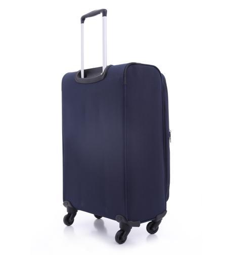 display image 8 for product PARA JOHN Polyester Soft Trolley Luggage Set, Navy