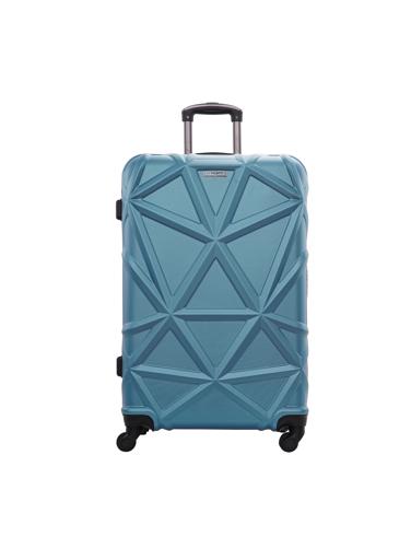 display image 2 for product 3-Piece Hard Side ABS Luggage Trolley Set 20/24/28 Inch Blue