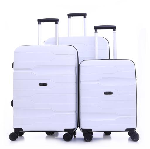 display image 0 for product PARA JOHN Novo 3 Pcs Trolley Luggage Set, White