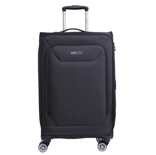 display image 1 for product PARA JOHN Diamond 3 Pcs Trolley Luggage Set, Black