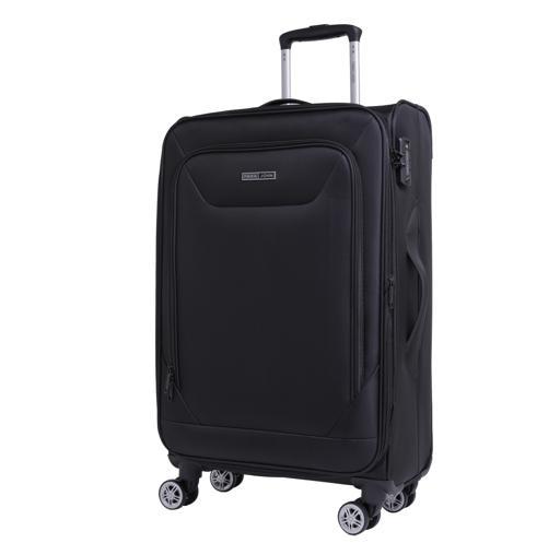 display image 4 for product PARA JOHN Diamond 3 Pcs Trolley Luggage Set, Black