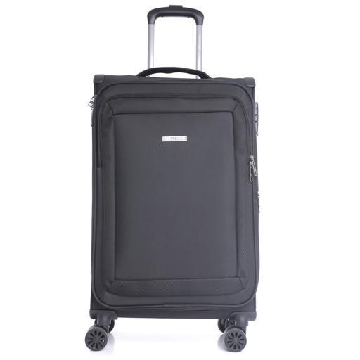 display image 1 for product PARA JOHN Opal 3 Pcs Trolley Luggage Set, Black