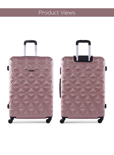 display image 1 for product 5-Pieces Hardside Travel Trolley Luggage Bag Set 12/14/20/24/28