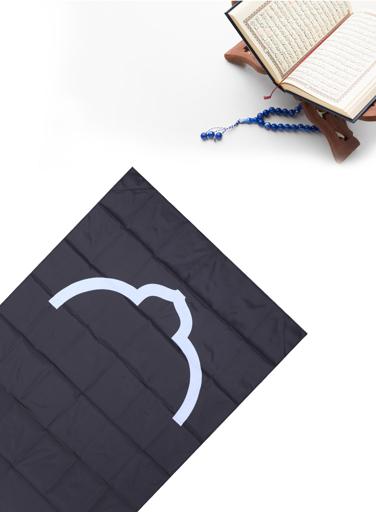 display image 4 for product Noor Prayer Mat (Musalla) - Portable Pocket Prayer Mat for Islamic Prayer, 100 cm x 60 cm – Travel Friendly with Compass Qibla Finder - Muslim/Islamic Janamaz – Travel Prayer Mat for Mosque or Travel