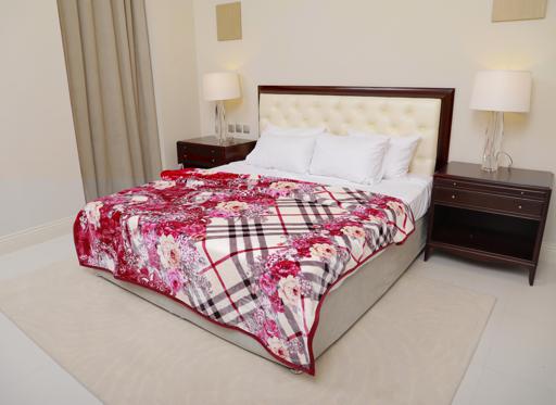 display image 2 for product PARA JOHN 2 Ply Dual Super Soft Luxury Cloud Blanket 200X240