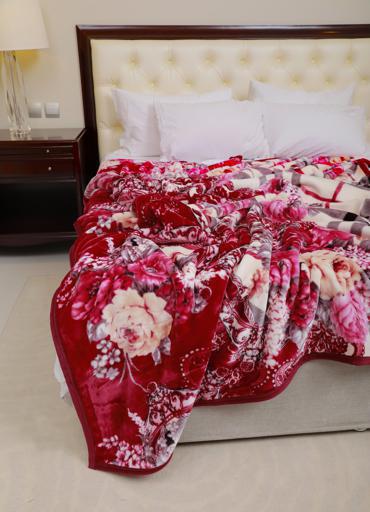display image 3 for product PARA JOHN 2 Ply Dual Super Soft Luxury Cloud Blanket 200X240