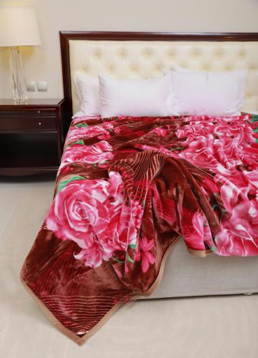 display image 3 for product PARA JOHN 2 Ply Dual Super Soft Luxury Cloud Blanket 200X240
