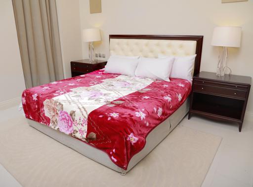 display image 1 for product PARA JOHN 2 Ply Dual Super Soft Luxury Cloud Blanket 200X240