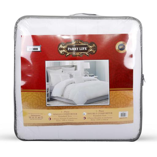 display image 1 for product Parry Life 1 Piece Double Comforter - Soft Micro polyester Fabric, All-Season Comforter - Elegant Style, Super Soft and Comfortable (220cmX240cm)
