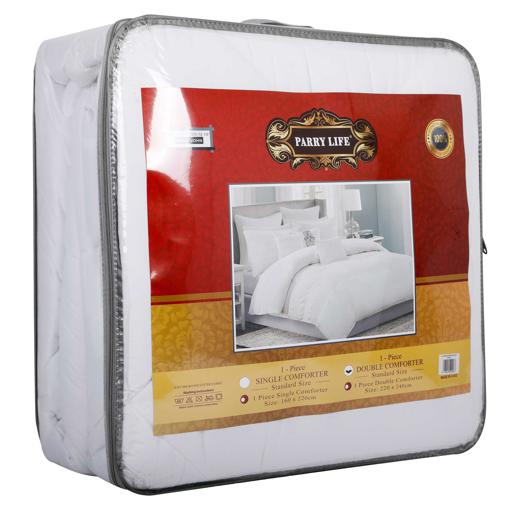 display image 2 for product Parry Life 1 Piece Double Comforter - Soft Micro polyester Fabric, All-Season Comforter - Elegant Style, Super Soft and Comfortable (220cmX240cm)