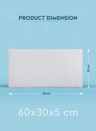 display image 3 for product Baby Pillow- Toddler Pillow With Bamboo Rayon Fabric, 60x30x5cm White