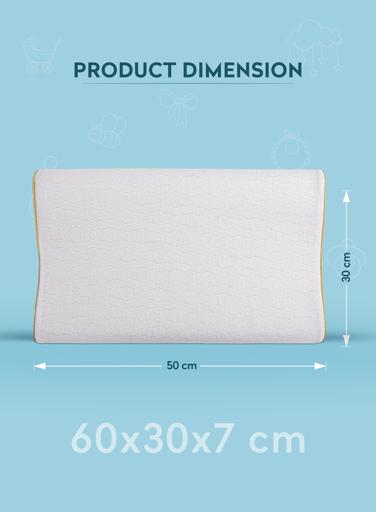 display image 3 for product Baby Pillow-  Organic Kid Pillow, 50x30x7cm, White