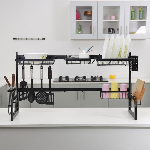 display image 1 for product 8in1 Over Sink Draining Rack