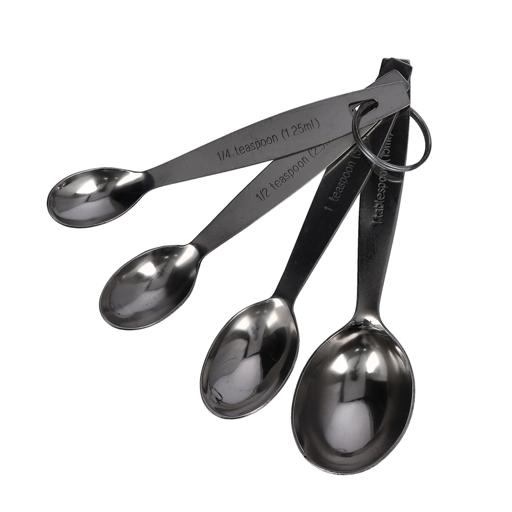 Oneida Stainless Steel Measuring Spoon Set in 1/4 Teaspoon, 1/2 Teaspoon, 1  Teaspoon and 1 Tablespoon. Dishwasher Safe. 