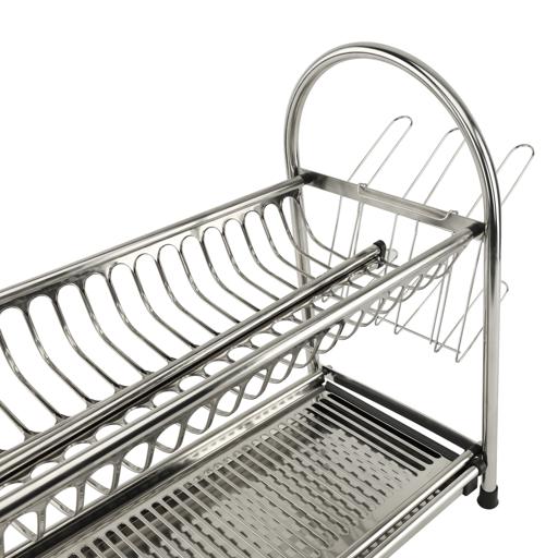 2 Layer SS Dish Rack 57x27x40CM