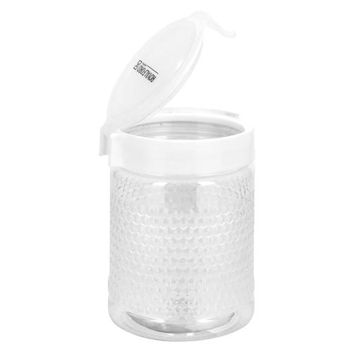 Crystalia BPA-Free Spice Jar Set with Handles Black