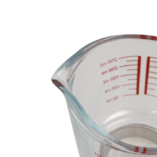 Kitchen Lab 1000ml Plastic Measuring Cup Jug Pour Spout Container 2pcs - Clear