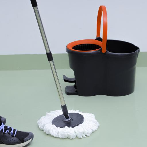 display image 3 for product Turbo Spin Easy Mop, 100% Microfiber Mop Head, RF10105 - 360 Degree Rotation, Easy Cleaning, Durable Design, Adjustable Height, Faster Dehydration