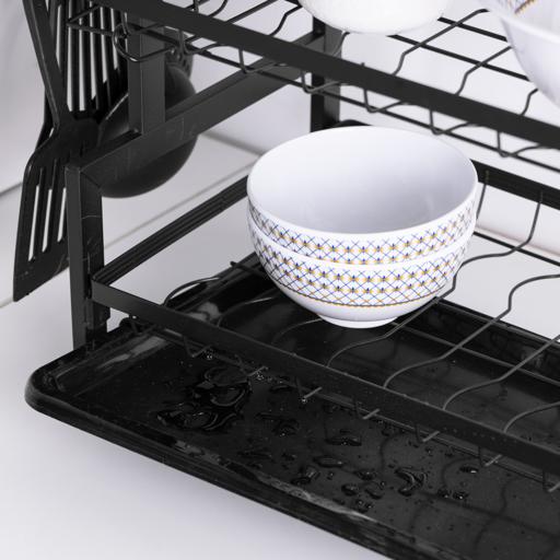 Dish Drying Rack Collapsible W/Dish Mat Organizer Rack Self Draining Dish  Dryer for Restaurant Cabinet Kitchen Dining Room Home - AliExpress