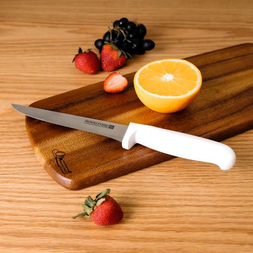 display image 1 for product 6" Boning Knife Stainless Steel with PP Handle, RF10232 | Sharp Blade | Rust-Resistant | Durable & Strong | Knife for Cutting Vegetables, Meat, Fruits & More