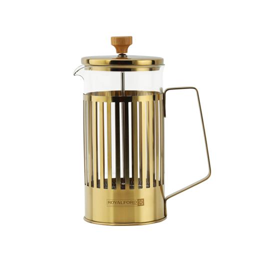 display image 0 for product French Press Coffee Maker, 33.5oz/1000ml, RF10237 | Borosilicate Glass Jar | Stainless Steel Frame | 3 Level Filtration | Coffee Maker Polymer Handle & Knob