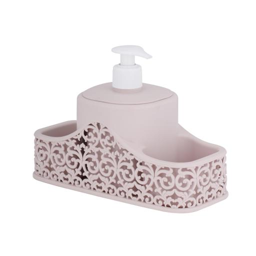 Kitchen Sink Organizer | Soap Caddy and Sponge Holder | Silicone Tray for  Sponges, Soap Dispenser, Scrubber and Other Dishwashing Accessories