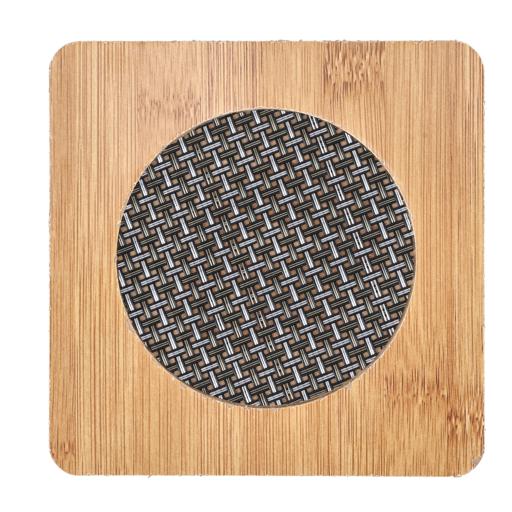 2 Bamboo Hot Pad Wood Trivet Mat Pot Pan Holder Heat Resistant Coaster Placemat