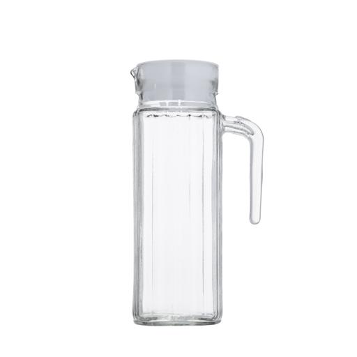 display image 8 for product Glass Jug with Plastic Lid, 1000ml Water Jug, RF10255 | Transparent Fridge Water Fruit Juices Liquors Jug with Lid | Ice Tea Pitcher | Beverage Carafe