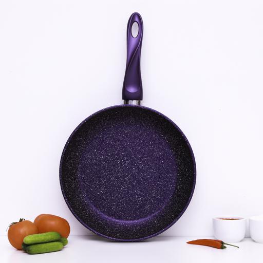 Granite Forged Non-Stick and PFOA-Free Aluminum Fry Pan Skillet Tawa