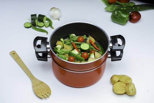 display image 3 for product 2 Layer Nonstick Steampot