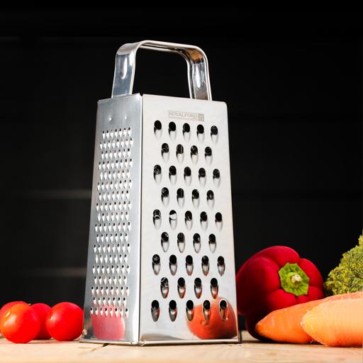 Four-side Box Grater Dishwasher Safe 9in Potato Cheese Grater