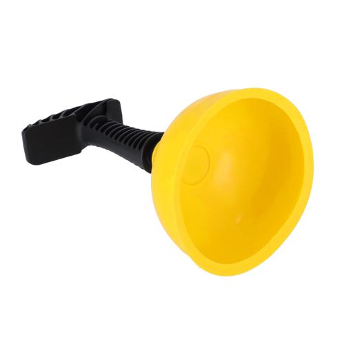 display image 6 for product Small Plunger, Rubber With Plastic Handle, RF10295 | Powerful Plunger for Sink & Drain with Labor-saving Handle | Plunger for Kitchens, Bathrooms, Sinks, Bathtubs, Showers