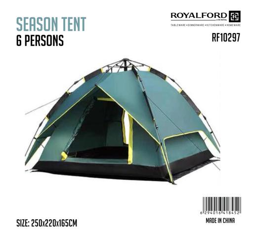 display image 11 for product Season Tent 6 Person, Lightweight, Multiple Uses, RF10297 | Backpacking Tent For 3 Season | Waterproof, Portable, Windproof | Double Layer for Cycling, Hiking, Camping
