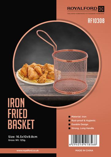 stainless steel basket air fryer basket for frying chips stainless pasta  round