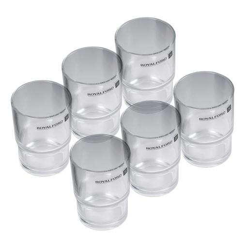 display image 0 for product 6Pcs Glass Tumbler with 226ML - 7.6Oz