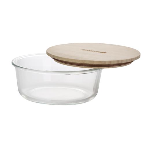 Greener Chef Glass Food Storage Containers with Lids (Bamboo) - 4 Piece Value Set - The Most Ecofriendly Glass Containers for Food Storage