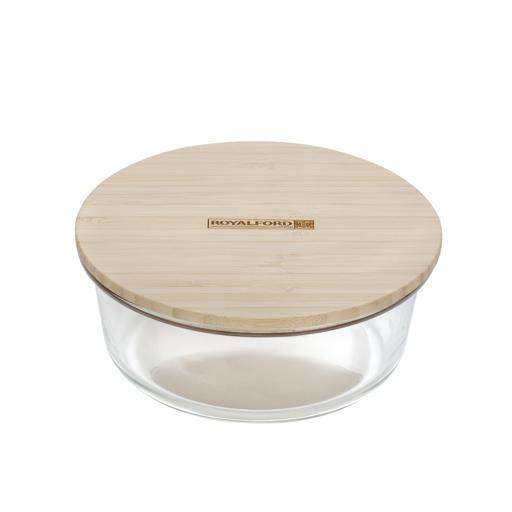 Borosilicate Glass Container with Bamboo Lid - 1300ML