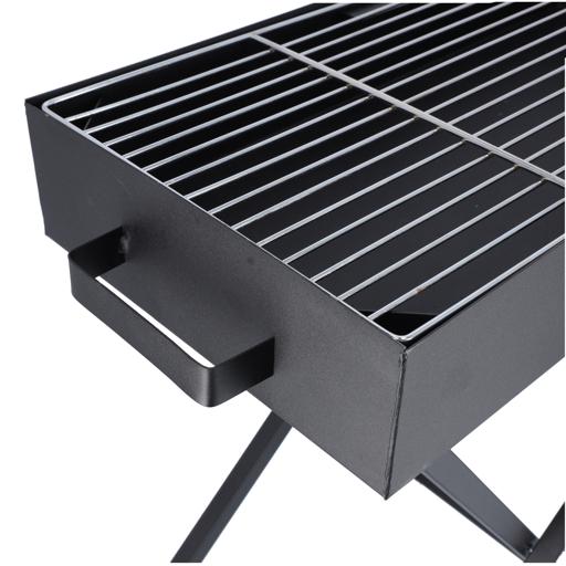 display image 14 for product Barbecue Grill Stand with Blower, RF10354 - Foldable Barbecue Charcoal Grill, Folding Tabletop Kabab Smoker Grill for Outdoor Camping, Durable Iron