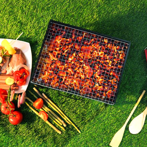 Barbecue de jardin avec couvercle - baril G8057