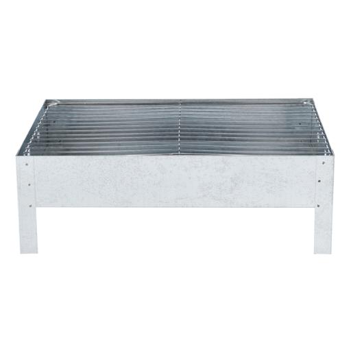 display image 0 for product Barbeque Stand with Grill, Iron Construction, RF10364 - Charcoal Grill, Premium-Quality Material, Folding Tabletop Kabab Smoker Grill for Outdoor Camping